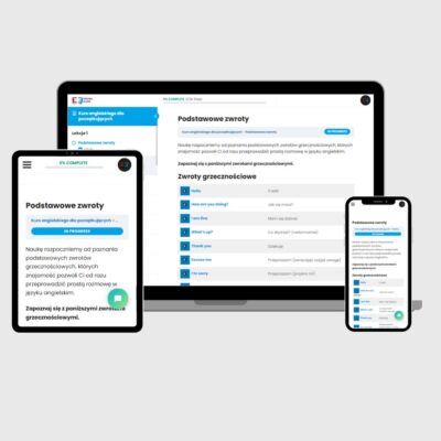 Alternative view of A0-A2 Kurs angielskiego - Angielski od Zera + Lekcja online 1:1 z lektorem